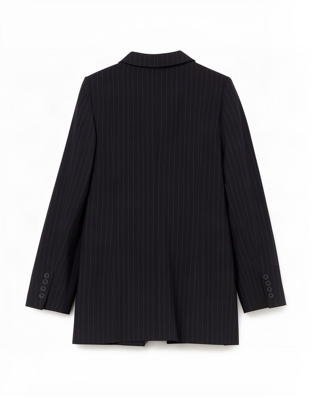 Sacou blazer pentru femei Reiss cu 1 nasture UK 4 XS bleumarin poliester cu dungi