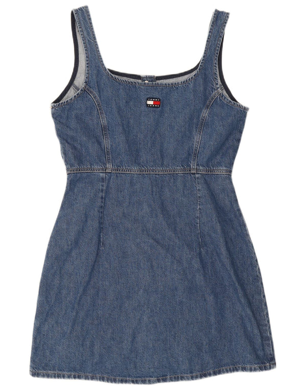 Rochie de denim fără mâneci Tommy Hilfiger pentru femei UK 18 XL Bumbac albastru