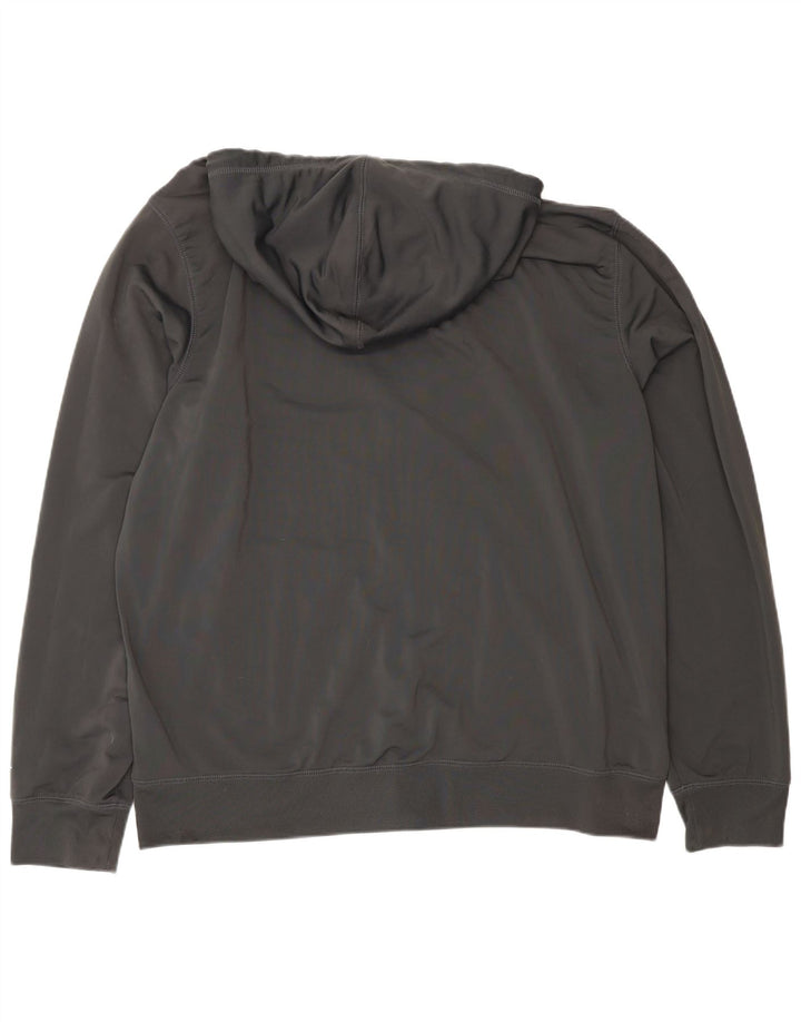 Pulover Nike Graphic Zip pentru bărbați, poliester gri 2XL