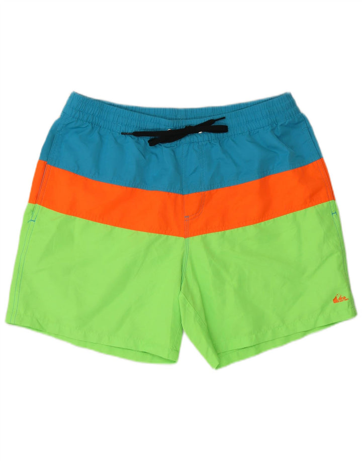 Pantaloni scurți de înot QUIKSILVER pentru bărbați, mari, multicolori, din poliester