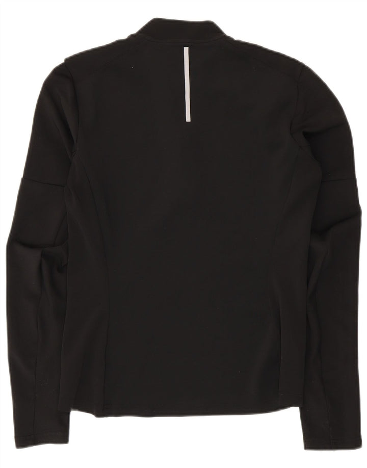 Top de trening ADIDAS Climalite Pullover pentru femei UK 8/10 Small Black