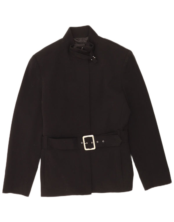 Blazer Vintage pentru femei IT 42 Poliester mediu negru