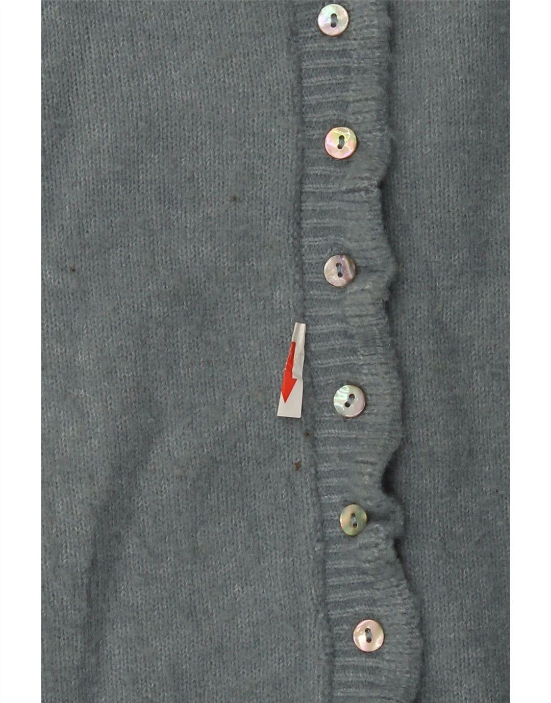 Pulover cardigan pentru femei Zara UK 14 Poliester albastru mediu