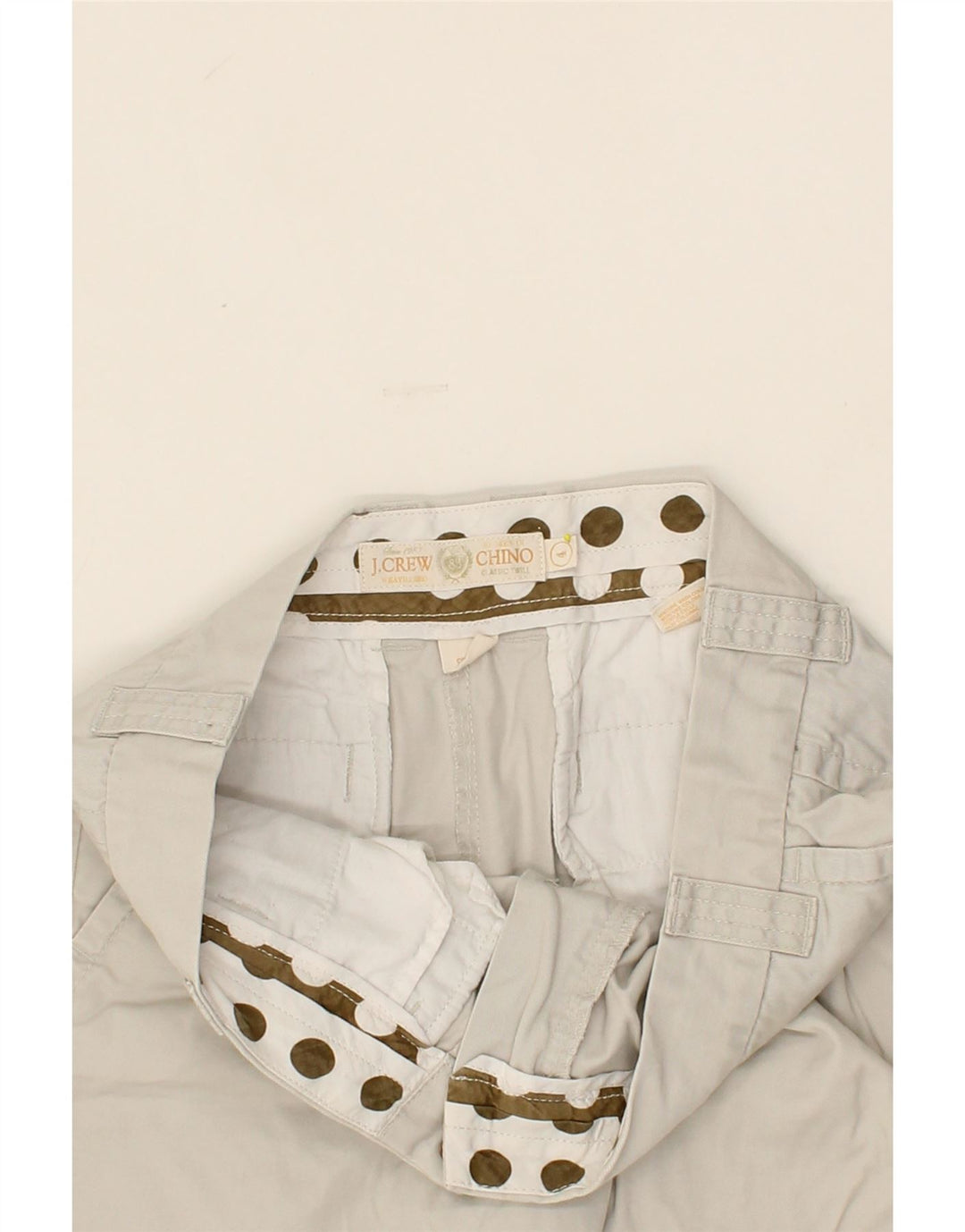 J. CREW Womens Chino Shorts US 4 Small W32  White Cotton Vintage J. Crew and Second-Hand J. Crew from Messina Hembry 