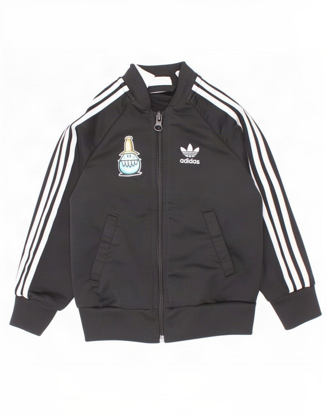 Adidas Baby Boys Graphic Trening Top Jacheta 18-24 Luni Poliester Negru