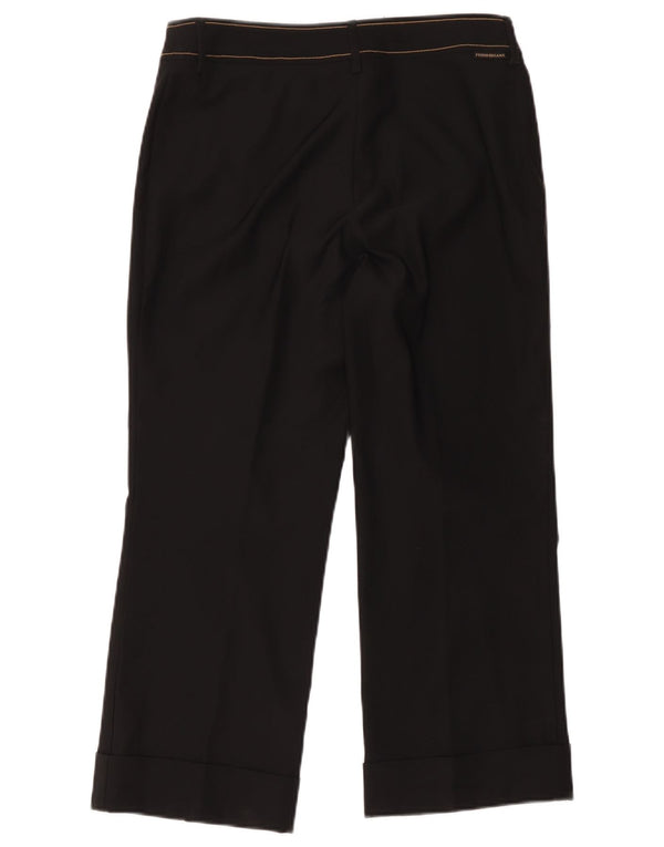 Pantaloni tăiați pentru femei Gianfranco Ferre IT 40 Small W26 L24 Negru