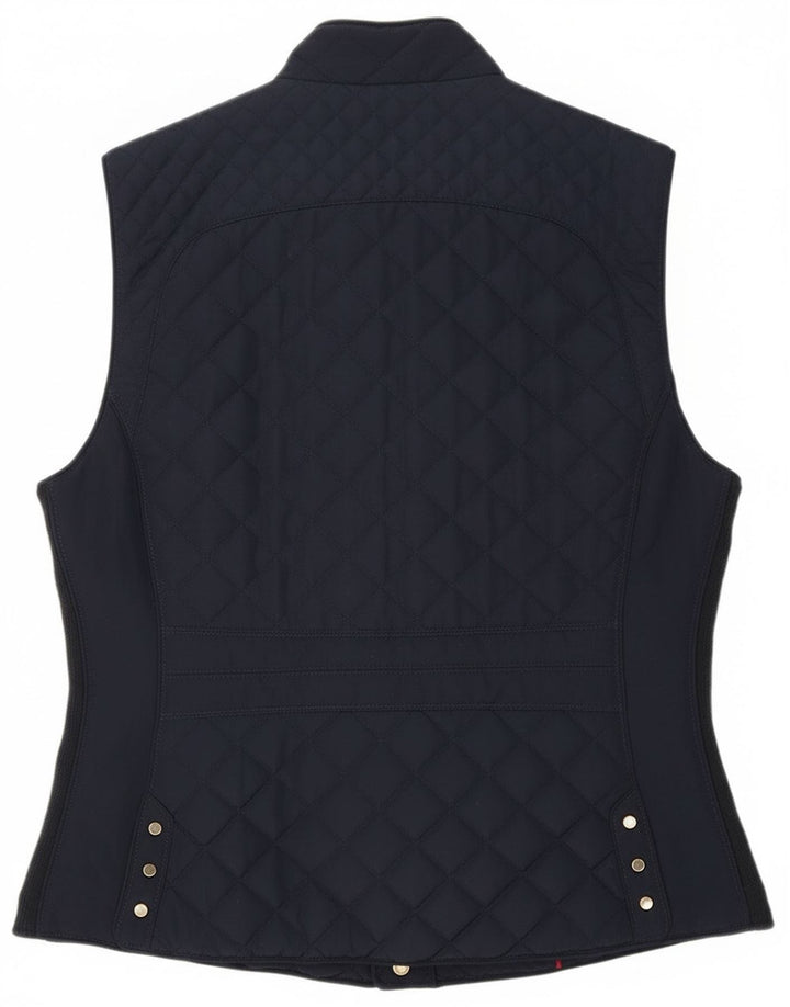 Gilet matlasat pentru femei Zara UK 18 XL bleumarin poliester