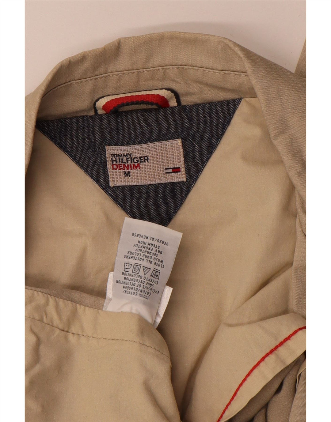 Sacou blazer pentru femei Tommy Hilfiger, cu 2 nasturi, UK 14, bumbac maro mediu