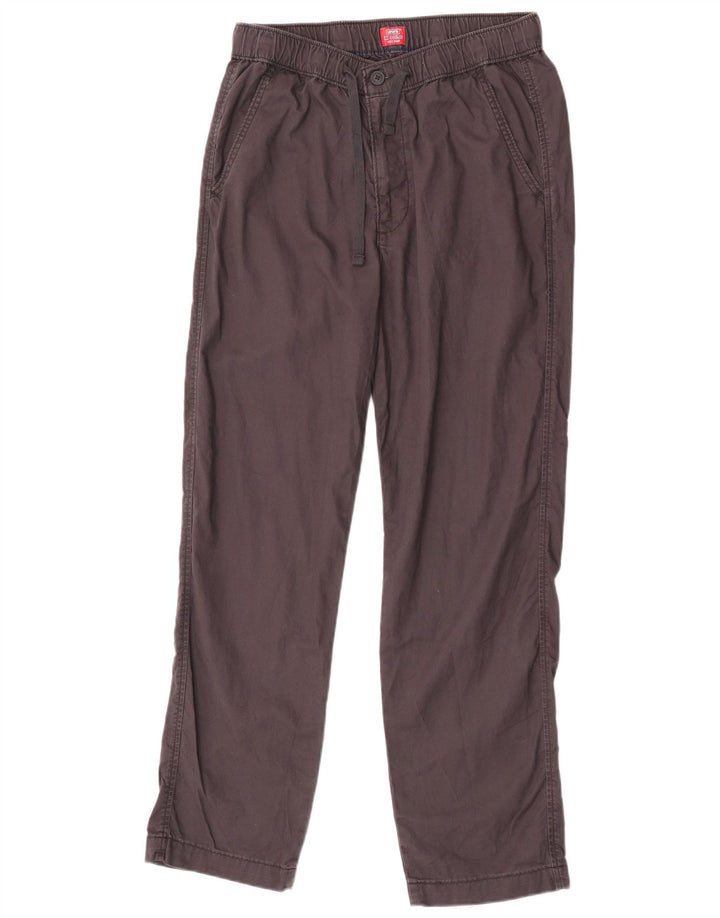 Pantaloni chino drepți pentru bărbați Levi's L30 L30, bumbac gri
