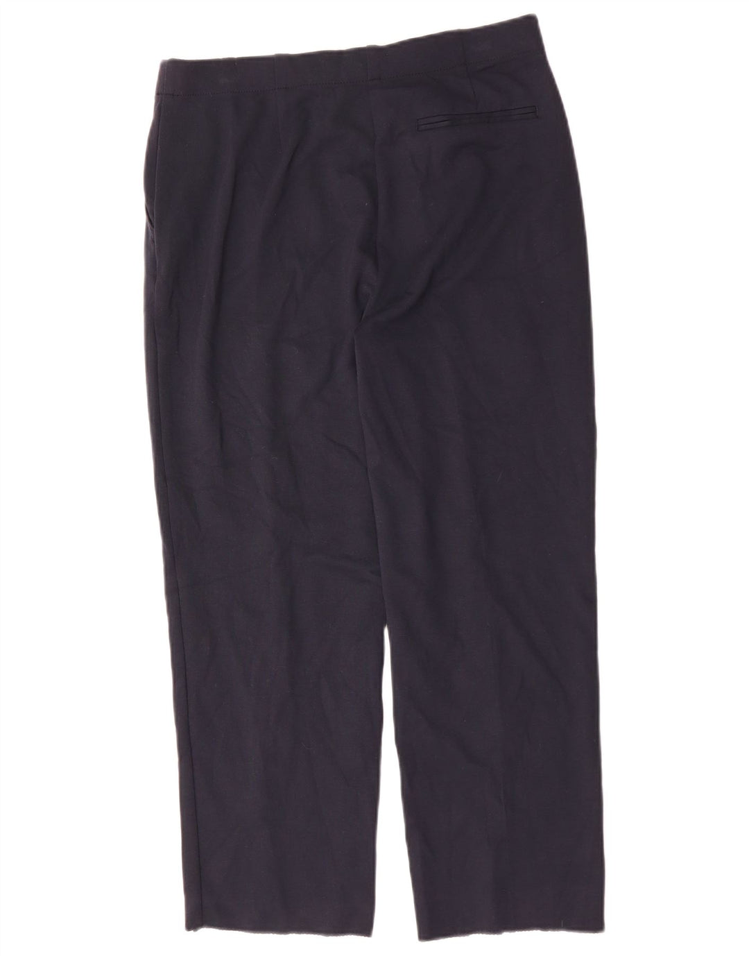 MARKS & SPENCER Pantaloni de costum pentru femei UK 14 Large L32 L27 Bleumarin