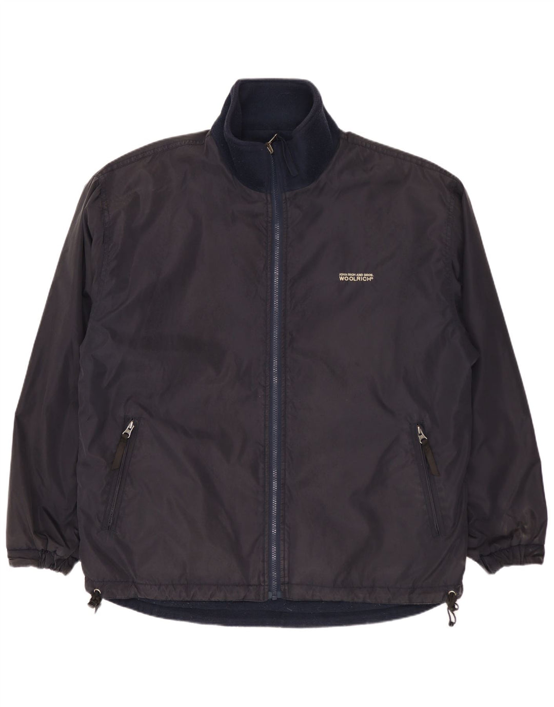 Jachetă reversibilă pentru bărbați WOOLRICH UK 40 mare nailon bleumarin