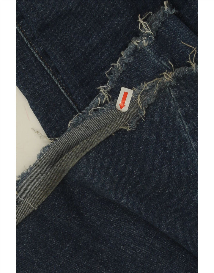 Blugi evazați Levi's pentru femei cu talie înaltă L25 L32 bumbac bleumarin