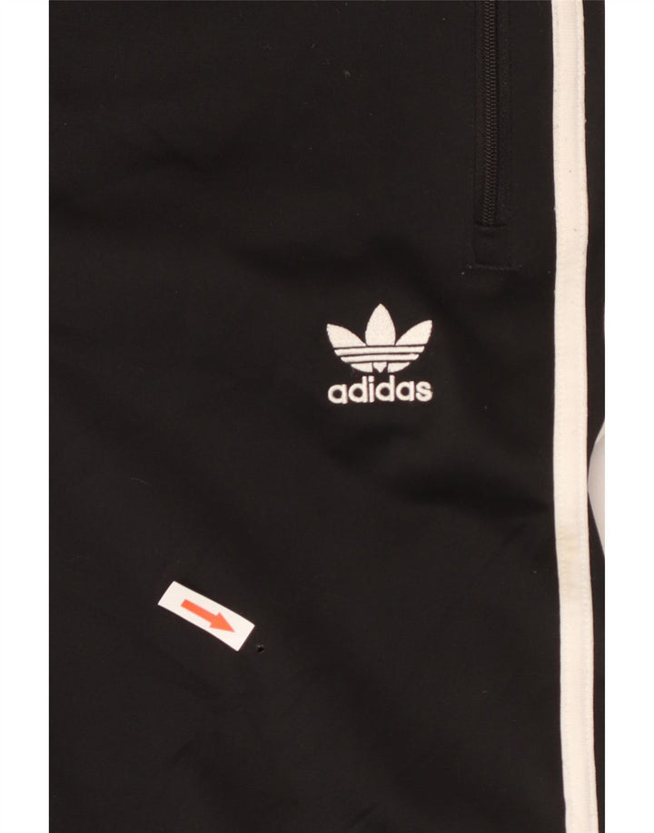 Pantaloni de trening Adidas pentru bărbați, poliester negru mic