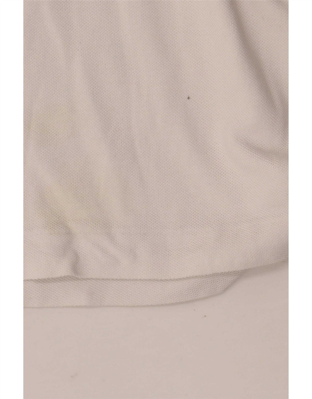Tricou polo Lacoste pentru bărbați, mărimea 3, bumbac alb mic