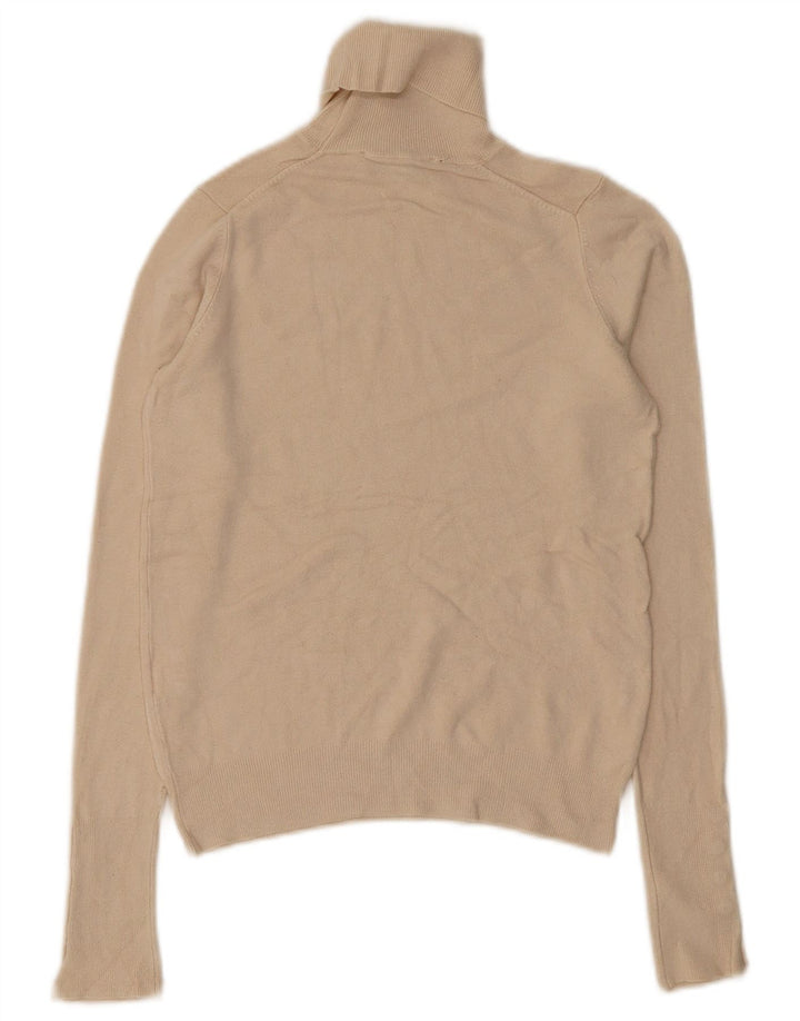 Pulover pentru femei cu gât rulat Zara UK 10 Mic Bej