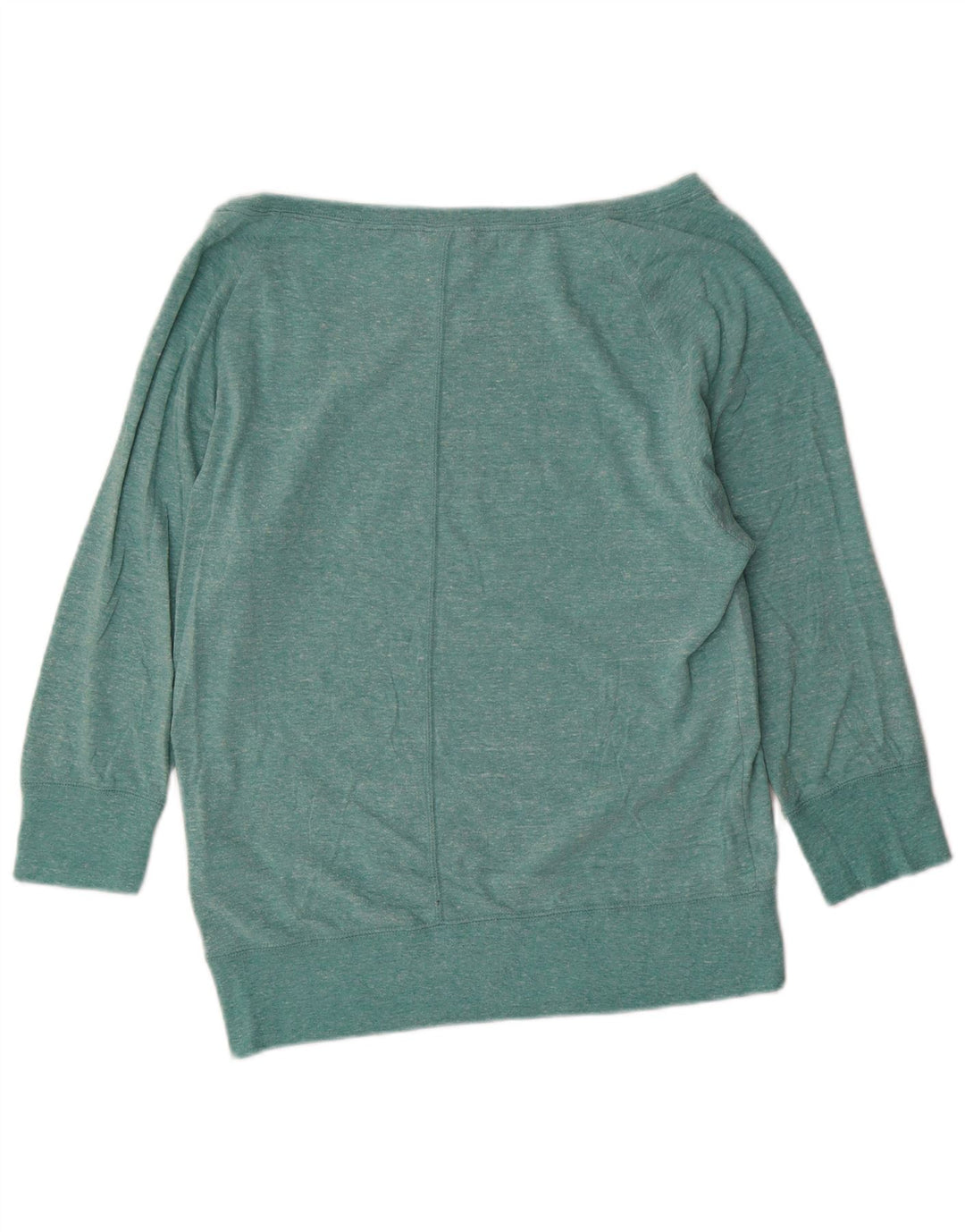 Top cu grafic cu umăr deschis Nike pentru femei cu mânecă lungă UK 10 mic turcoaz