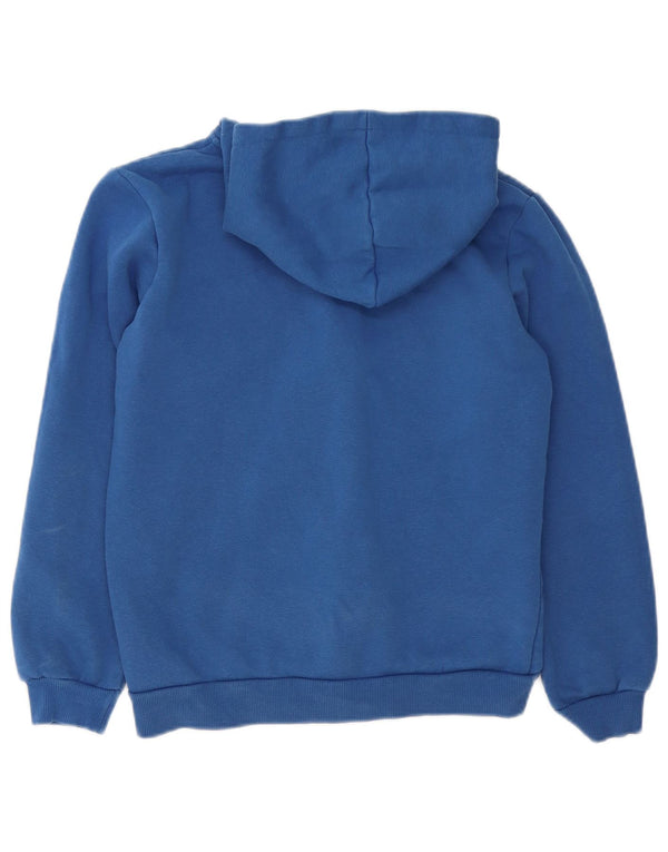 Pulover Puma Graphic Zip Hoodie pentru băieți 13-14 ani, bumbac albastru