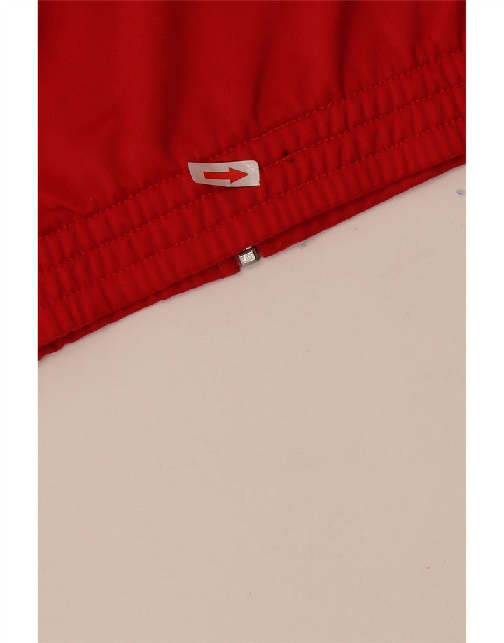Jachetă de trening pentru bărbați Adidas UK 34/36 Poliester Colorblock Roșu Mic