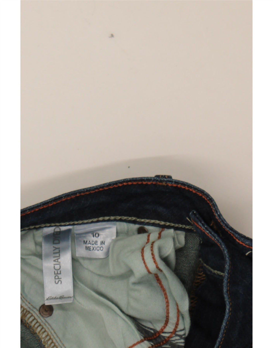 EDDIE BAUER Womens Curvy Bootcut Jeans US 10 Large W32 L29 Blue Cotton Vintage Eddie Bauer and Second-Hand Eddie Bauer from Messina Hembry 