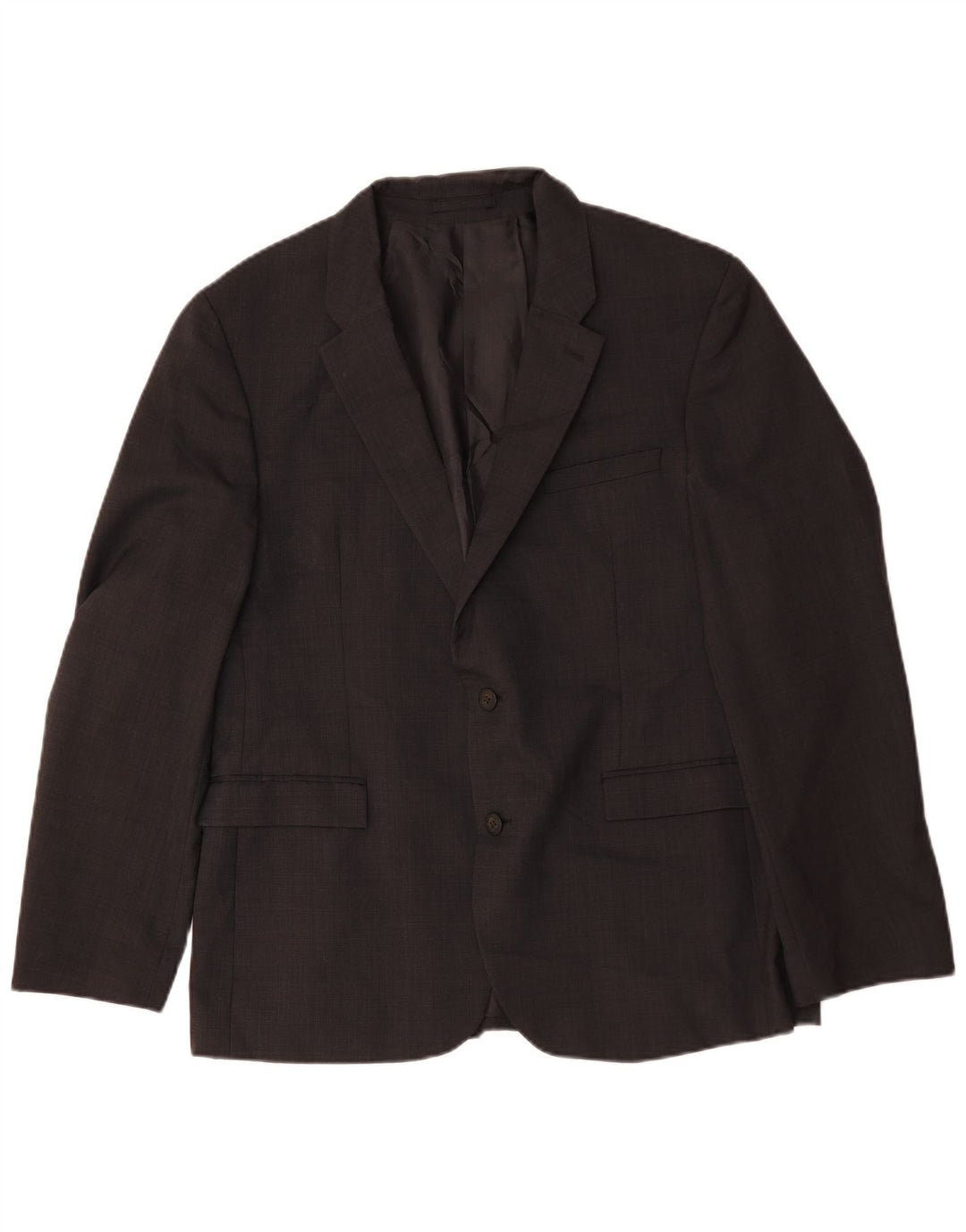 Jachetă pentru bărbați Marks & Spencer Autograph cu 2 nasturi, UK 44 XL, lână neagră