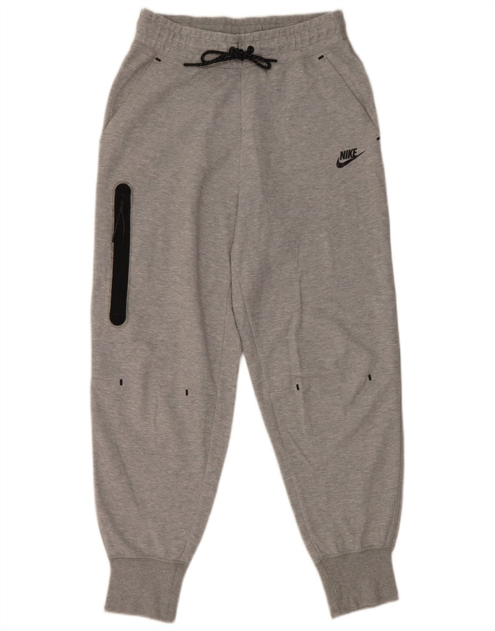 Pantaloni de trening pentru bărbați NIKE Pantaloni de jogging mici, gri, bumbac