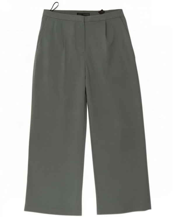 Marks & Spencer Pantaloni casual pentru femei cu talie înaltă UK 14 Large W34 L28 Gri