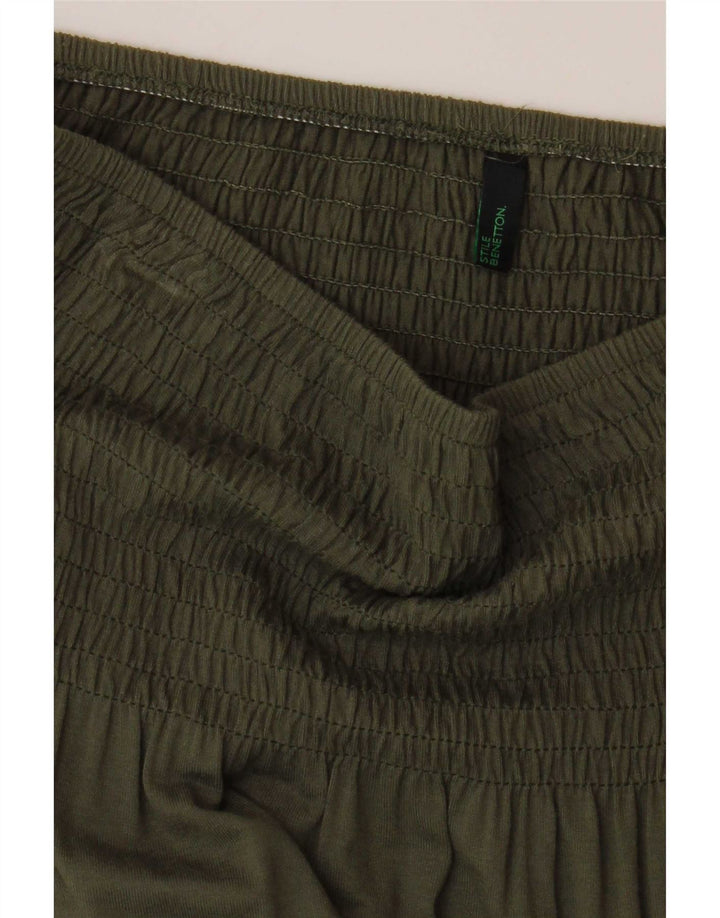 Top fără bretele pentru femei Benetton UK 6 XS Khaki