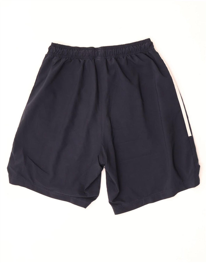 Pantaloni scurți sport Adidas pentru bărbați, poliester, albastru, mediu