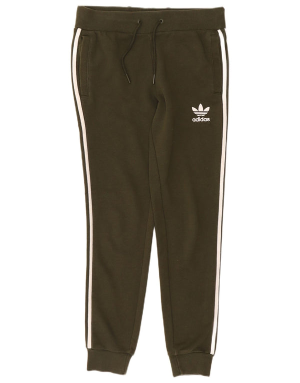 Pantaloni de trening Adidas pentru femei Joggeri UK 8 Bumbac kaki mic