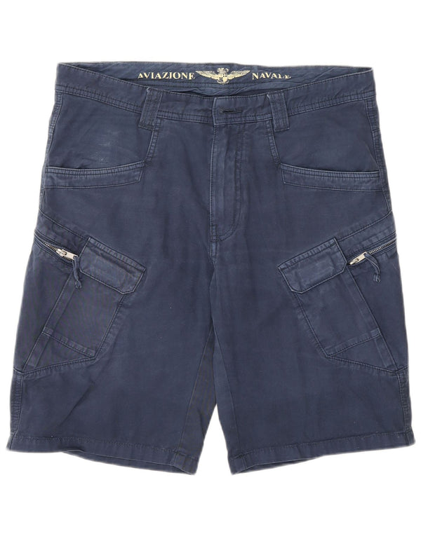 Pantaloni scurți cargo pentru bărbați Aviazione Navale IT 48 Medium W34 Bumbac bleumarin