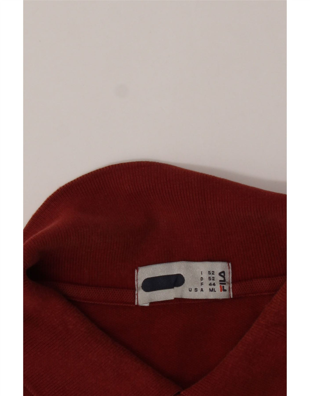 FILA Mens Polo Shirt IT 52 Large Red Cotton Vintage Fila and Second-Hand Fila from Messina Hembry 
