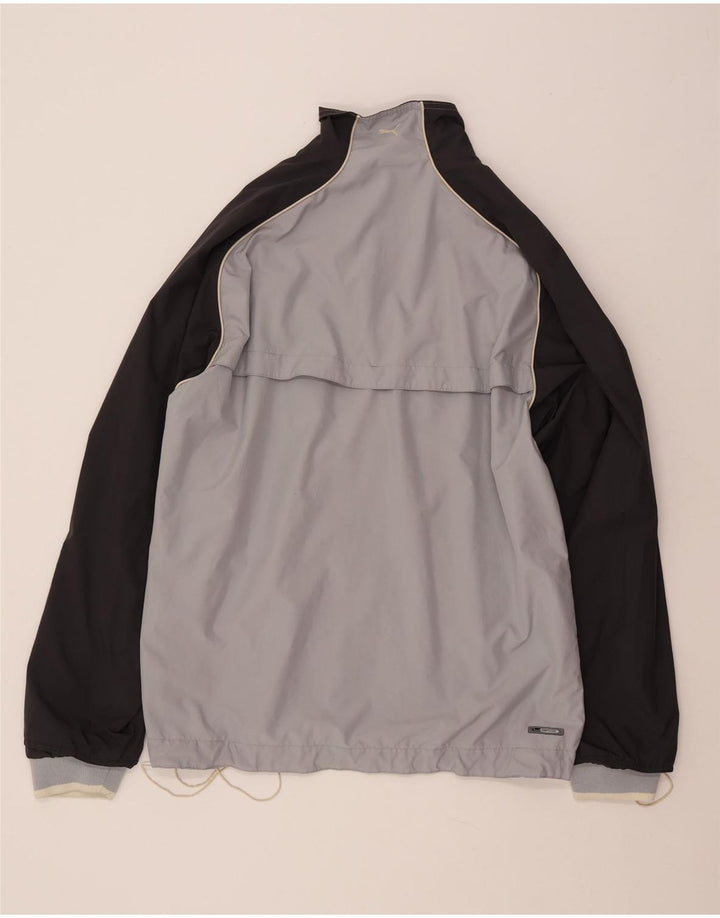 Jachetă de trening PUMA pentru bărbați, mare, gri, colorblock