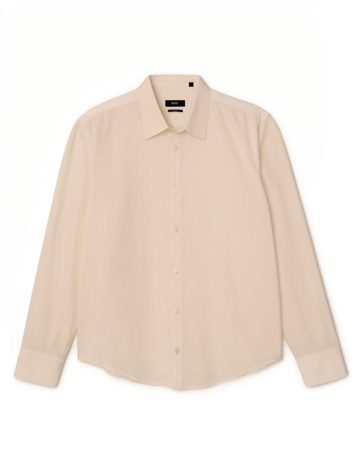 Cămașă pentru bărbați Hugo Boss Slim Fit, mare, albă
