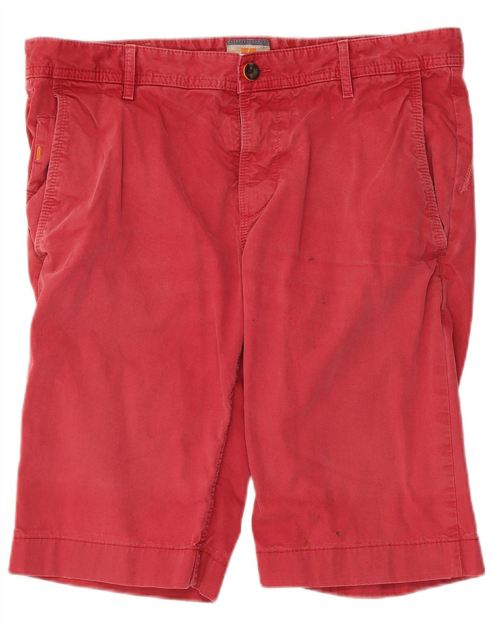 Pantaloni scurți chino pentru bărbați Hugo Boss W33, bumbac roșu mediu