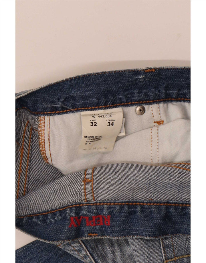 Replay Blugi Bootcut pentru femei W32 L30 Bumbac albastru