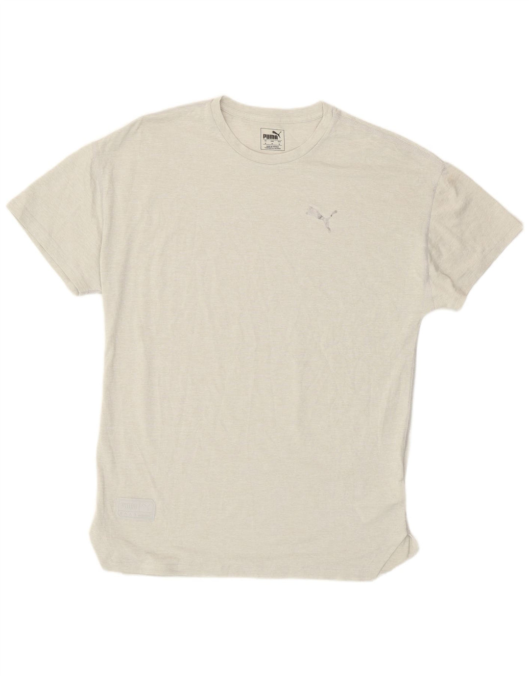 Tricou pentru bărbați Puma Top Medium Gri Flecked Polyester