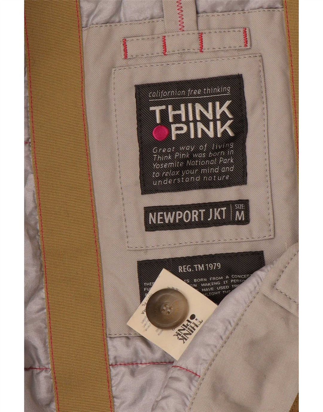 Jachetă căptușită pentru femei Think Pink UK 12 Medium Gri Polipropilenă
