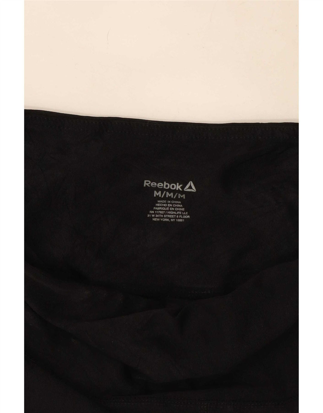 Leggings grafic Reebok pentru femei UK 12 Medium Black