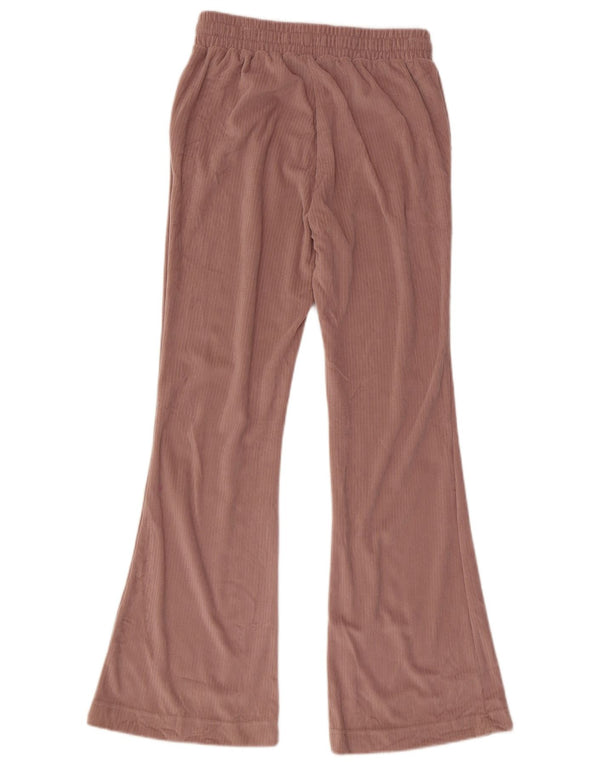 Pantaloni de trening Adidas Flare Velour pentru femei UK 12/14 Roz mediu