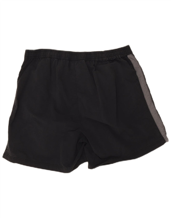 Pantaloni scurți sport grafic Champion pentru bărbați 2XL, negru, poliamidă