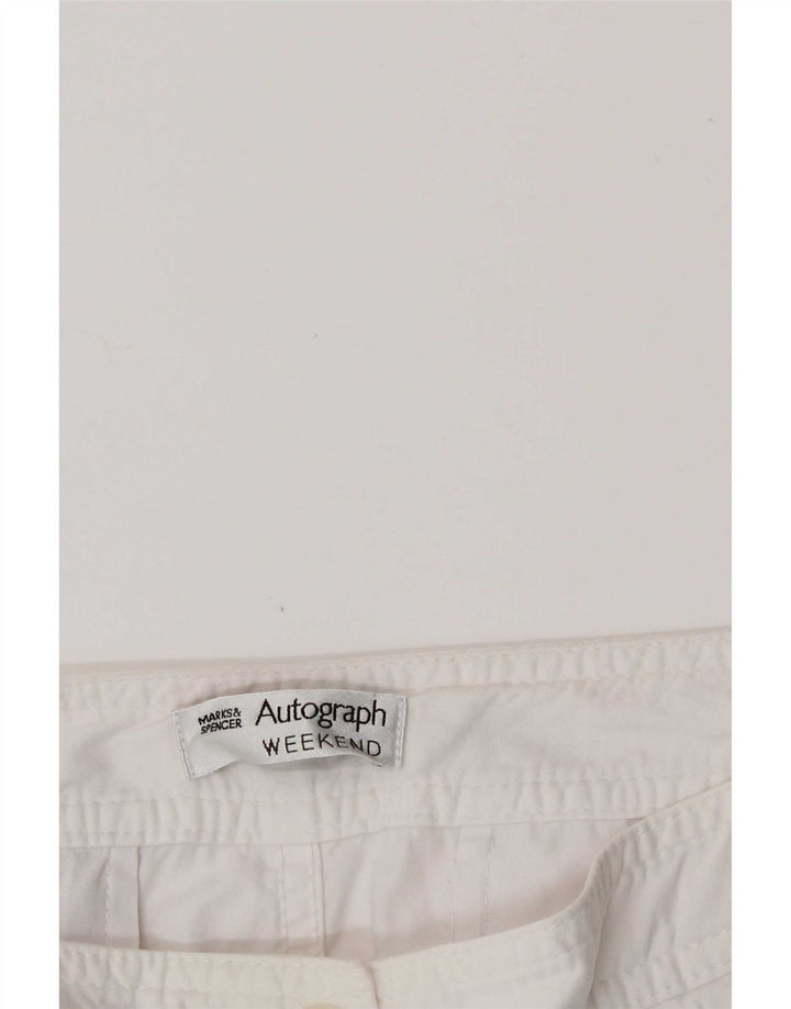 Pantaloni Capri Autograph pentru femei Marks & Spencer W30 L20 alb