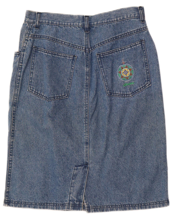 Fusta de blugi pentru femei Ellesse Medium W28 Bumbac albastru