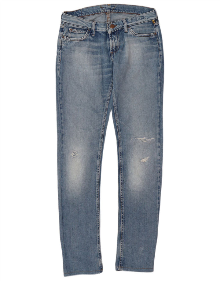 Meltin' Pot Blugi slim pentru femei Distressed W27 L34 Blue