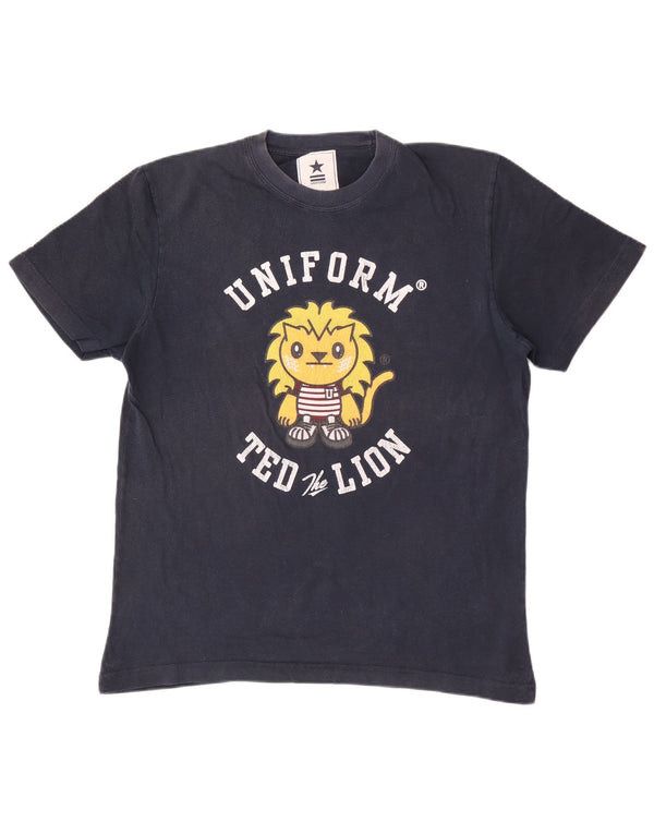 Uniformă Bărbați Tricou grafic Top XL Bumbac bleumarin