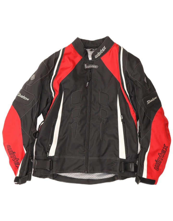 Jachetă Wintex Motorstyle Graphic Racer pentru bărbați UK 38 Medium Black Colorblock