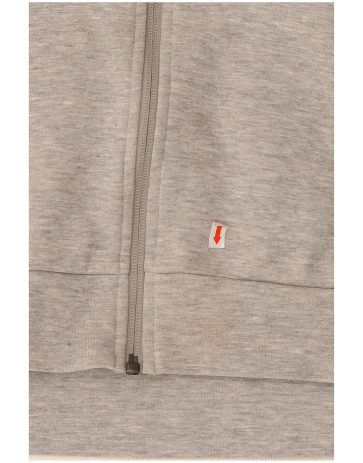 Pulover ADIDAS pentru bărbați, cu fermoar, bumbac XL, gri