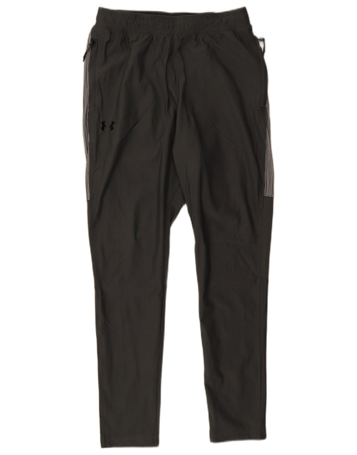 Pantaloni de trening Under Armour pentru bărbați, gri mediu, cu dungi