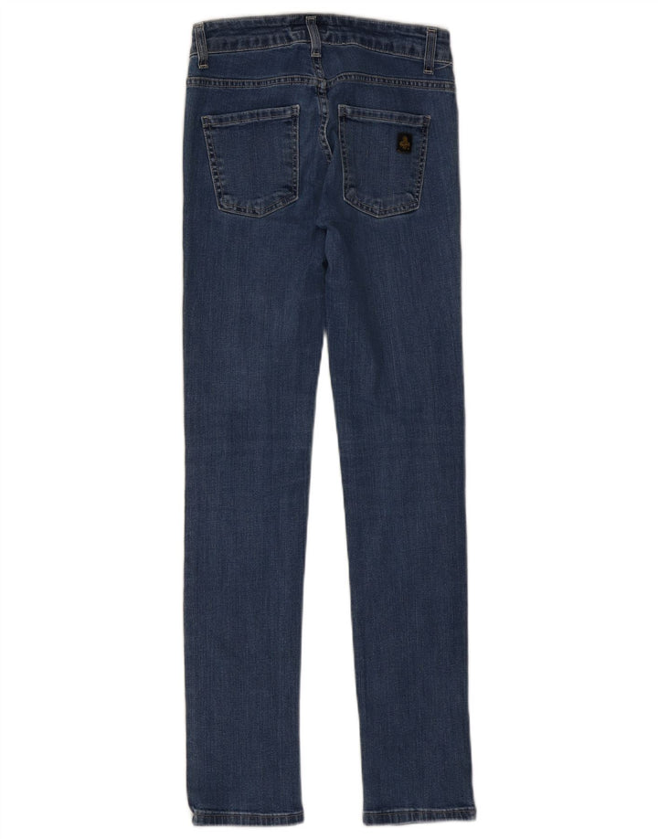 REFRIGWEAR Blugi subțiri pentru femei IT 40 Small W26 L30 Bumbac albastru