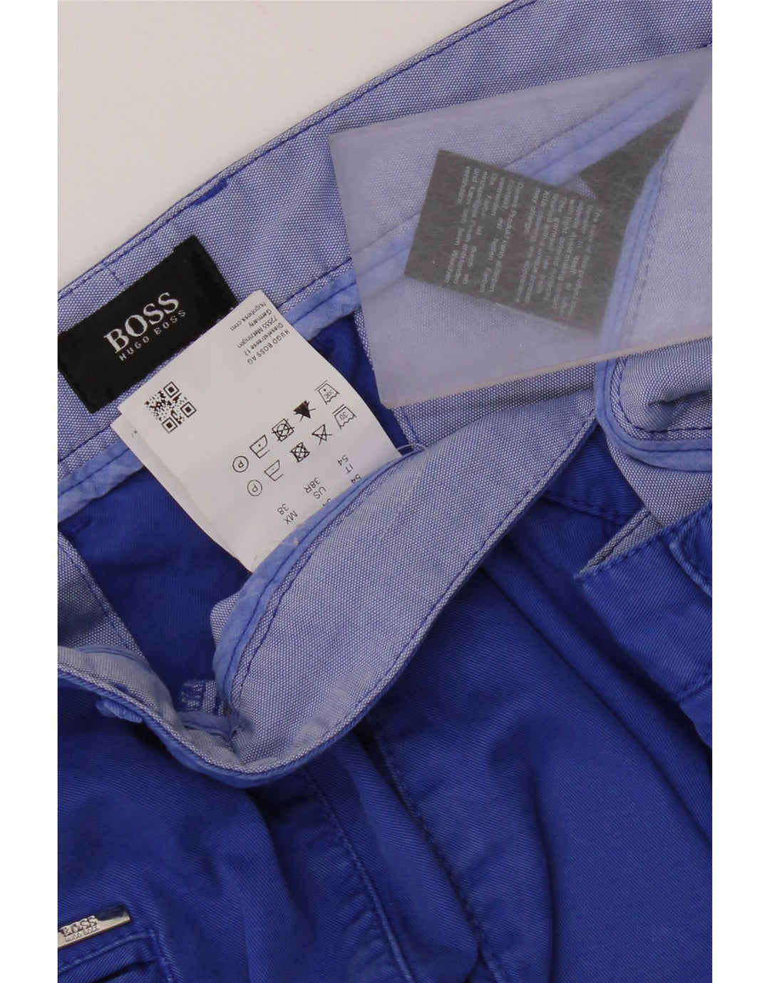 Pantaloni scurți chino pentru bărbați Hugo Boss W38 XL, bumbac albastru