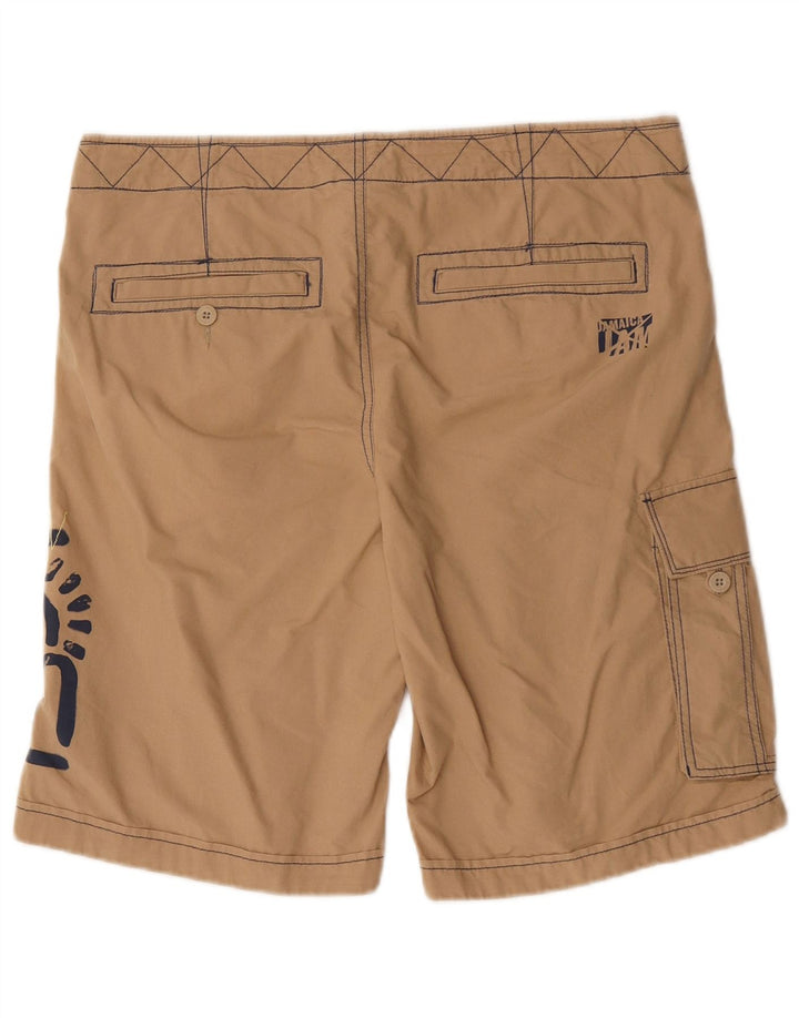 Pantaloni scurți Puma Graphic Cargo pentru bărbați, mediu W32, bumbac maro